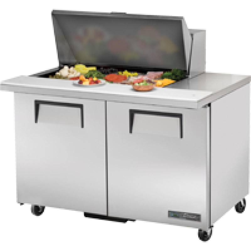 Mega-Top Solid Door Sandwich/Salad Unit with Hydrocarbon Refrigerant TSSU4815MBHC
