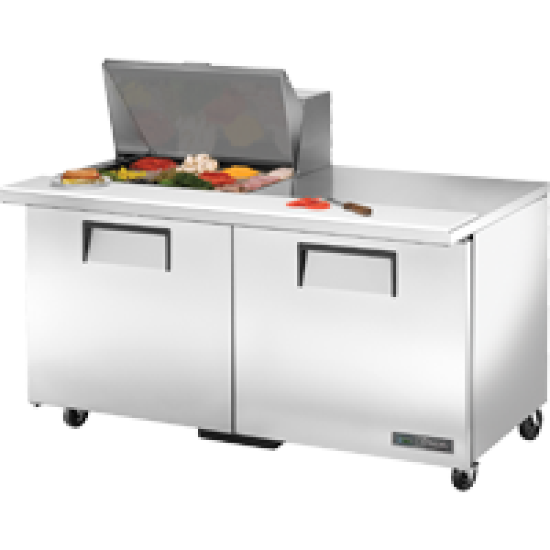 Mega-Top Solid Door Sandwich/Salad Unit with Hydrocarbon Refrigerant TSSU6012MBHC
