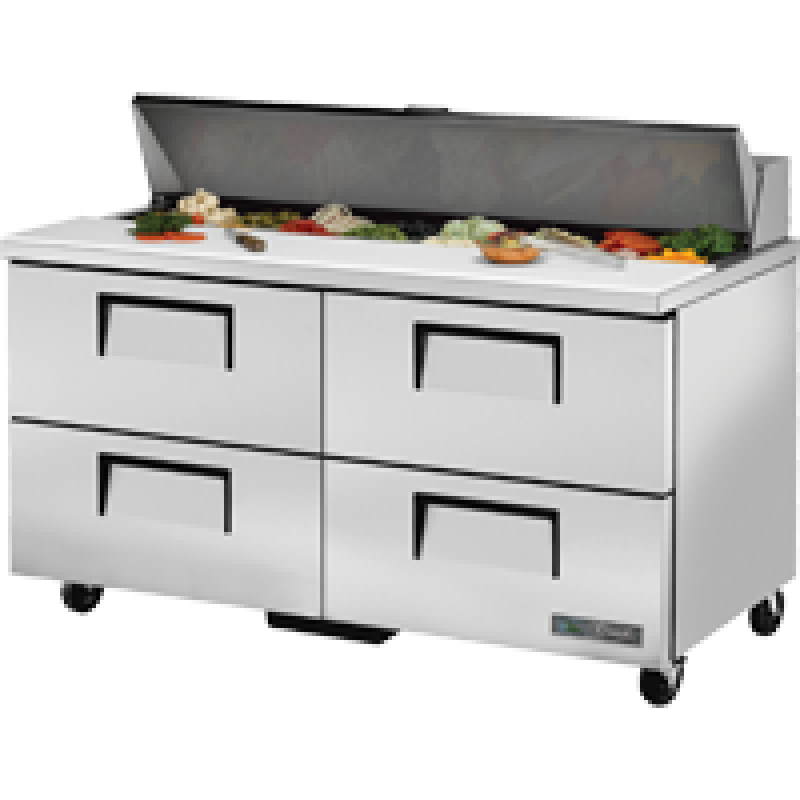 Drawered Sandwich/Salad Unit with Hydrocarbon Refrigerant TSSU6016D4HC