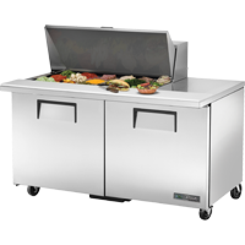 Mega-Top Solid Door Sandwich/Salad Unit with Hydrocarbon Refrigerant TSSU6018MBHC