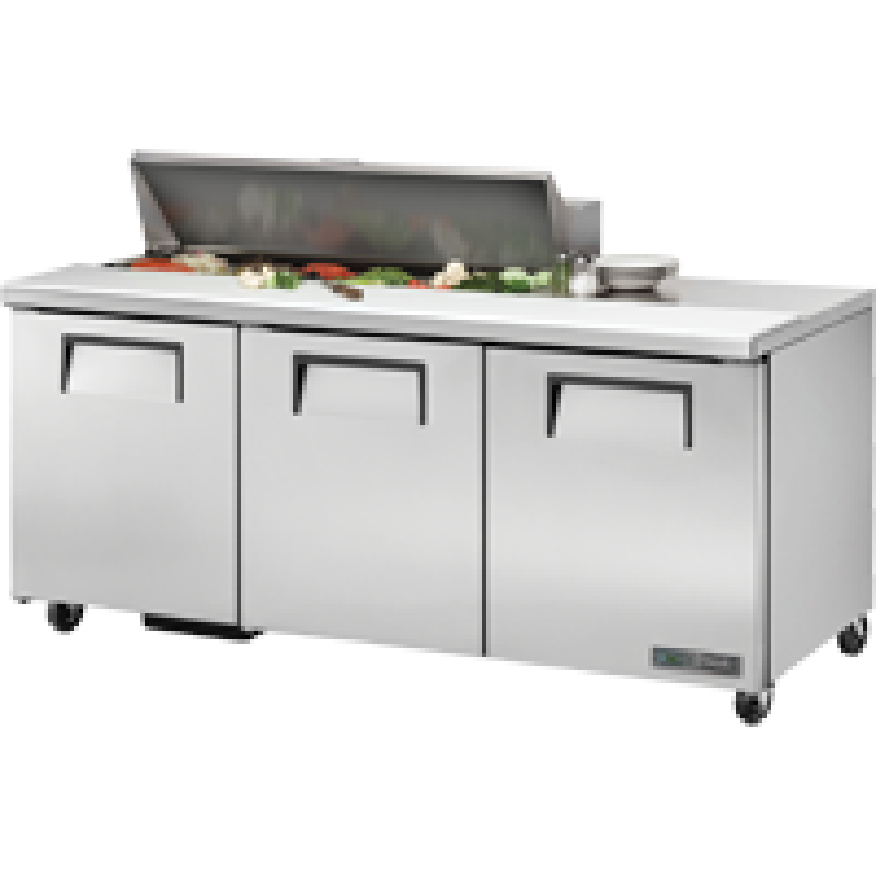 Solid Door Sandwich/Salad Unit with Hydrocarbon Refrigerant TSSU7212HC