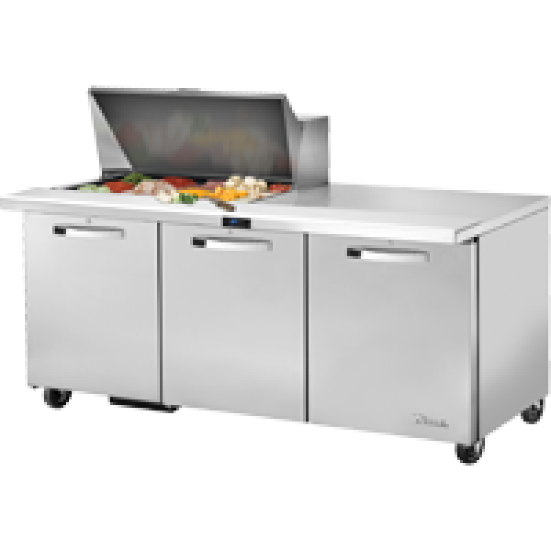 Mega-Top Solid Door Sandwich/Salad Unit with Hydrocarbon Refrigerant~Spec Package 3 TSSU7215MBHCSPEC3