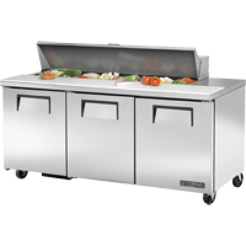Solid Door Sandwich/Salad Unit with Hydrocarbon Refrigerant TSSU7216HC