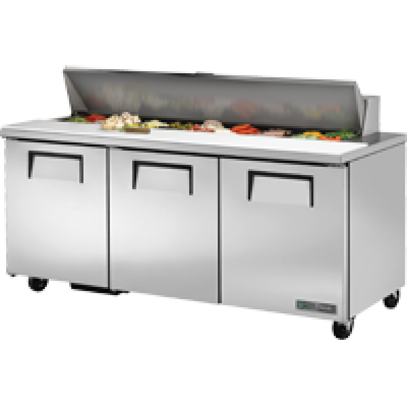 Solid Door Sandwich/Salad Unit with Hydrocarbon Refrigerant TSSU7218HC