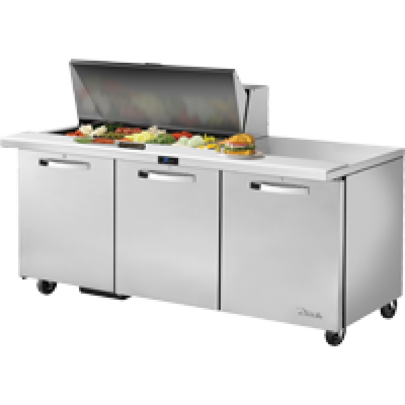 Mega-Top Solid Door Sandwich/Salad Unit with Hydrocarbon Refrigerant~Spec Package 3 TSSU7218MBHCSPEC3
