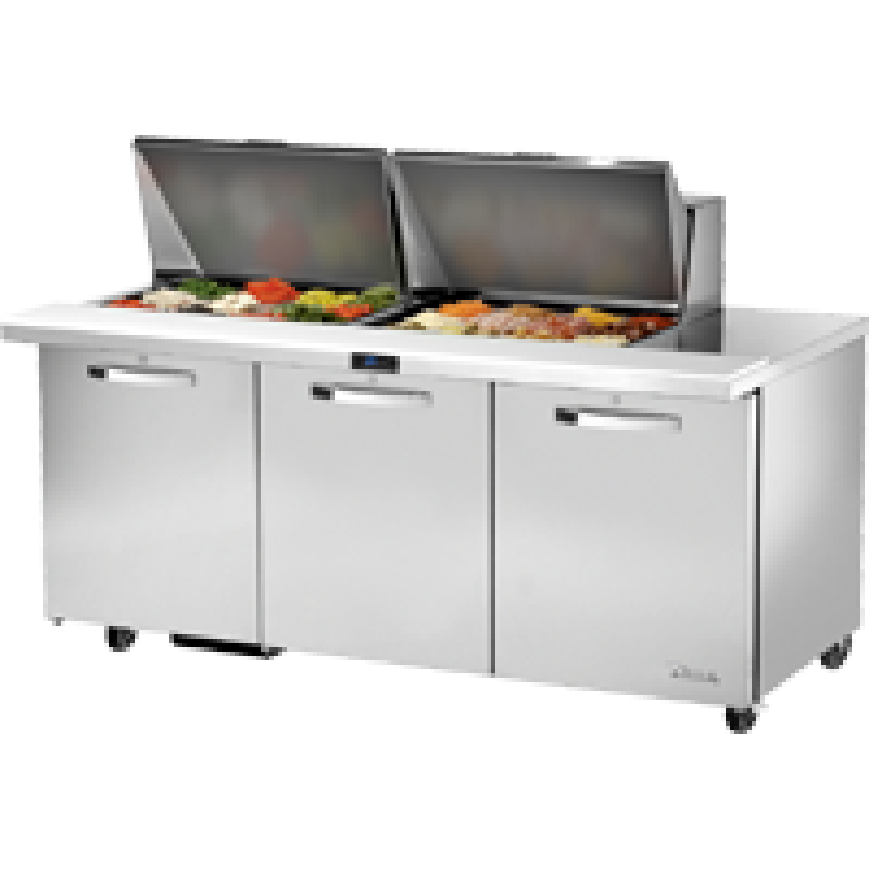 Mega-Top Solid Door Sandwich/Salad Unit with Hydrocarbon Refrigerant~Spec Package 3 TSSU7224MBSTHCSPEC3