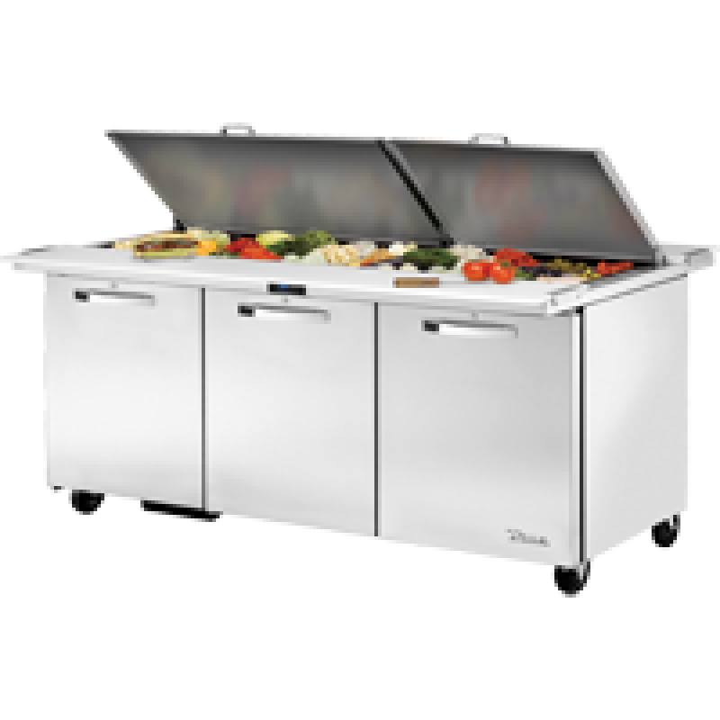 Unidad para Sandwiches y Ensaladas con Superficie Mega y Puertas Sólidas de Doble Acceso TSSU7230MBDSSTHCSPEC3