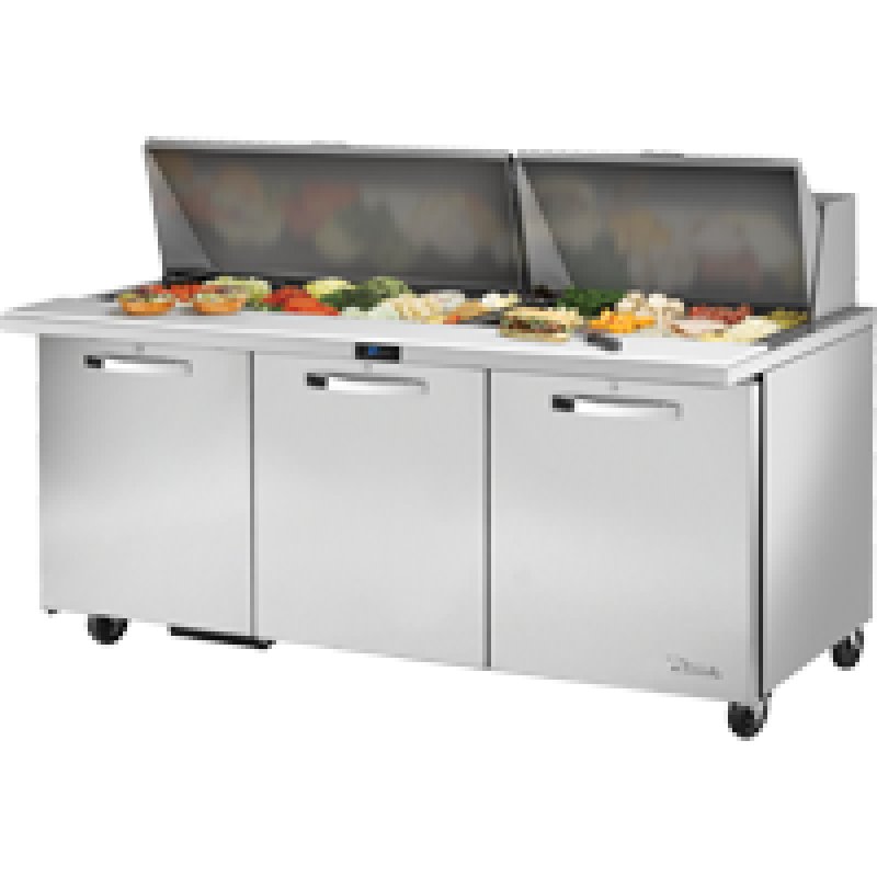 Mega-Top Solid Door Sandwich/Salad Unit with Hydrocarbon Refrigerant~Spec Package 3 TSSU7230MBSTHCSPEC3