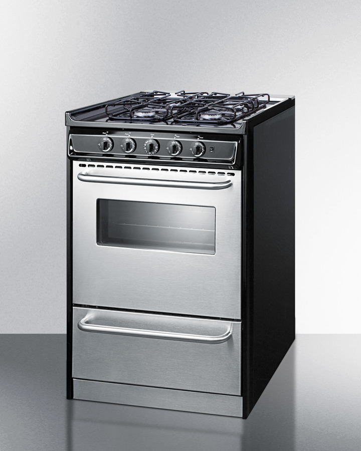 20" Wide Gas Range TTM11027BRSW