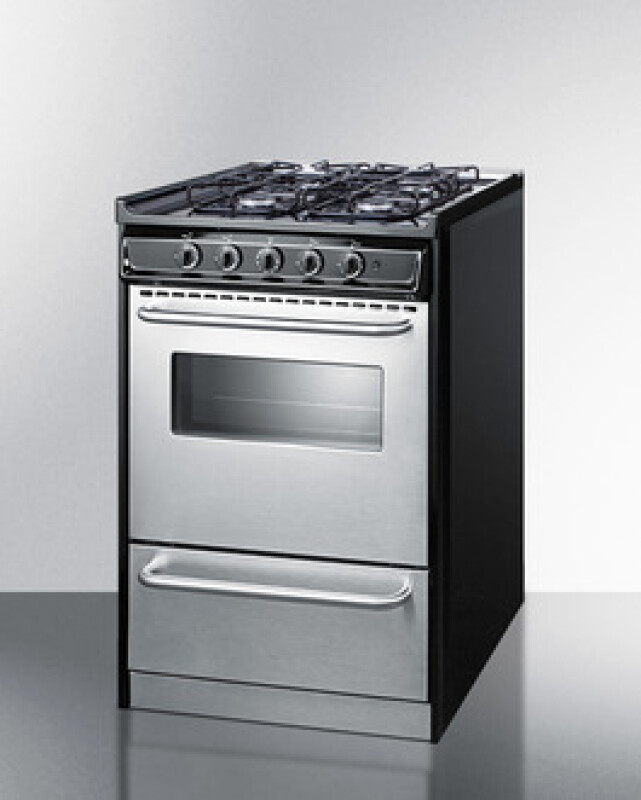 20" Wide Gas Range TTM11027BRSW