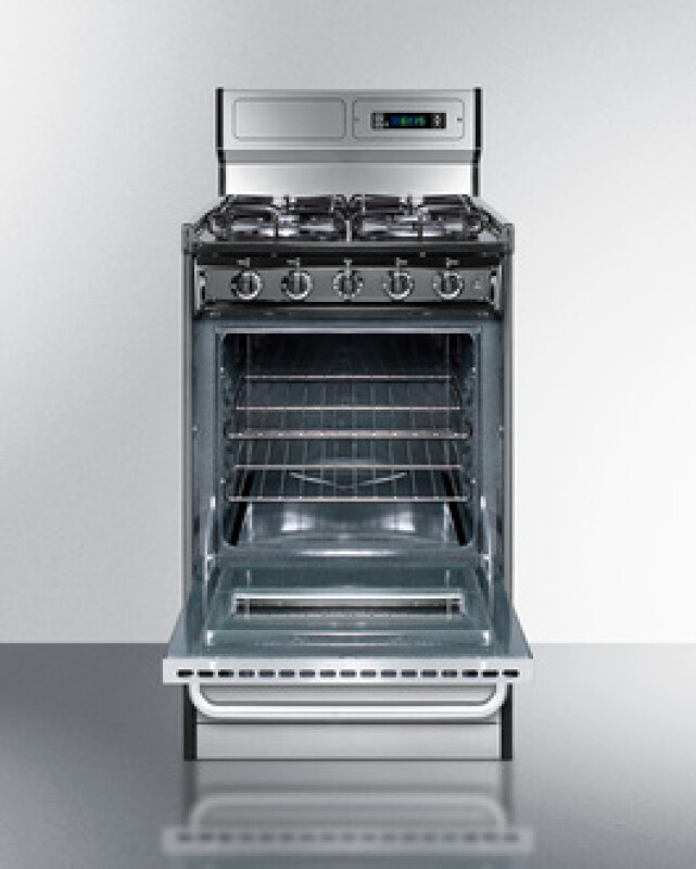 20" Wide Gas Range TTM13027BKSW