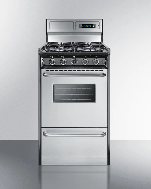 20" Wide Gas Range, Sealed Burners TTM1307BKSW