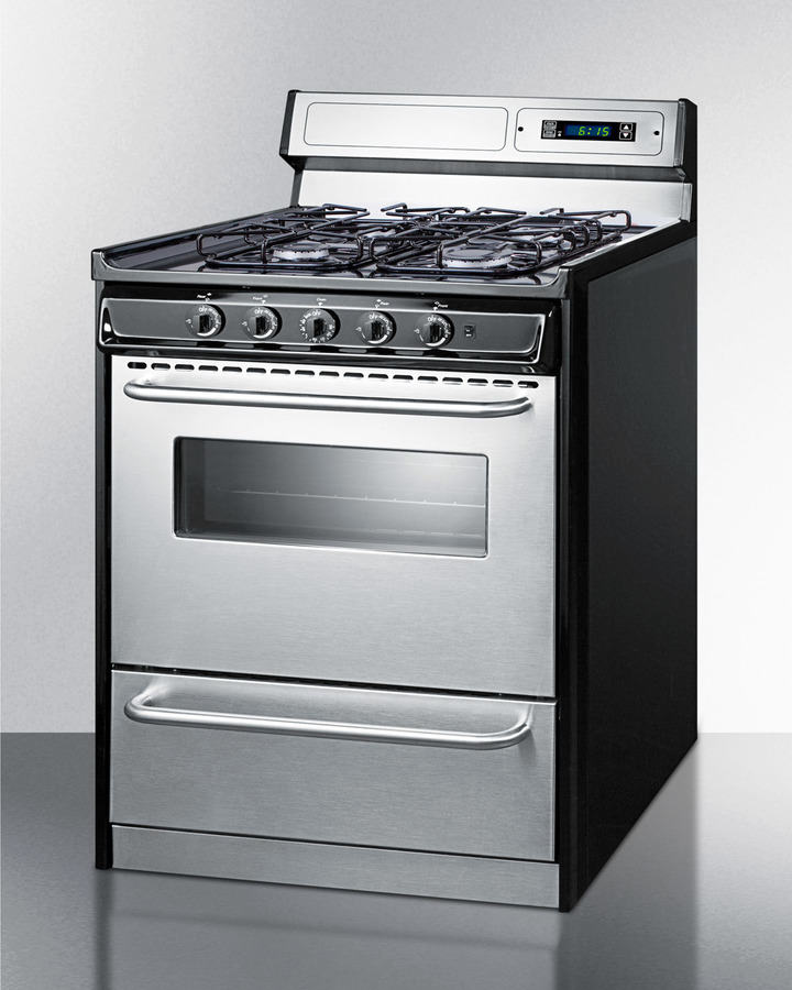 30" Wide Gas Range TTM23027BKSW