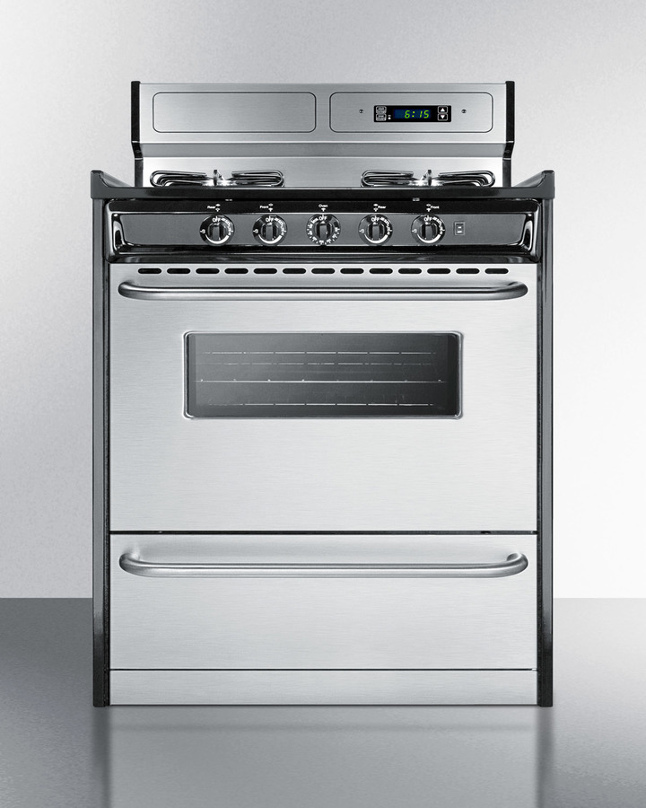 30" Wide Gas Range TTM23027BKSW