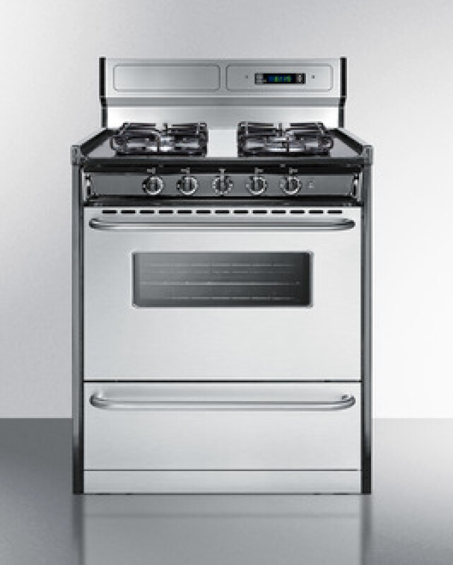 30" Wide Gas Range TTM23027BKSW