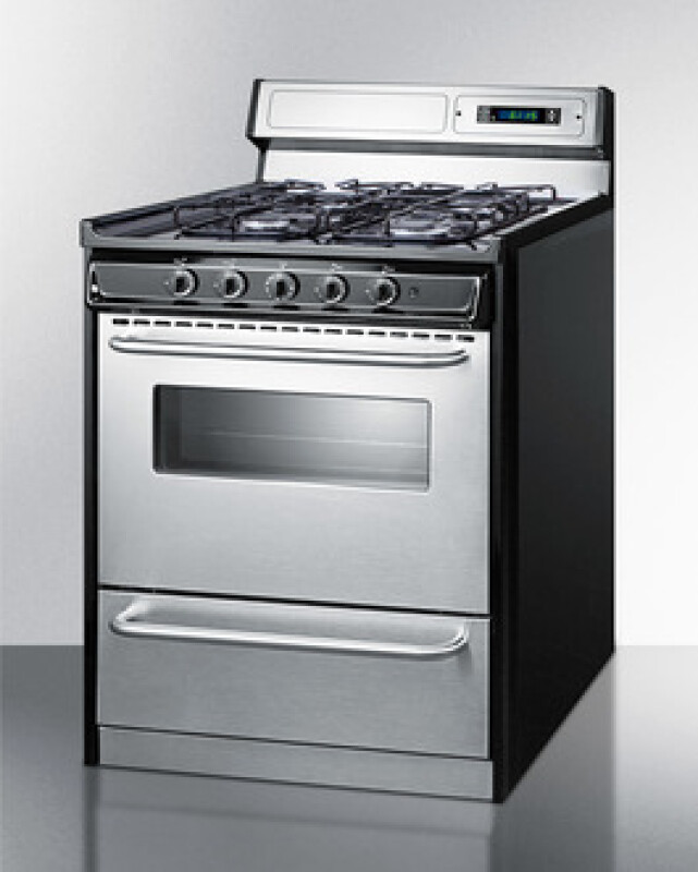 30" Wide Gas Range TTM23027BKSW