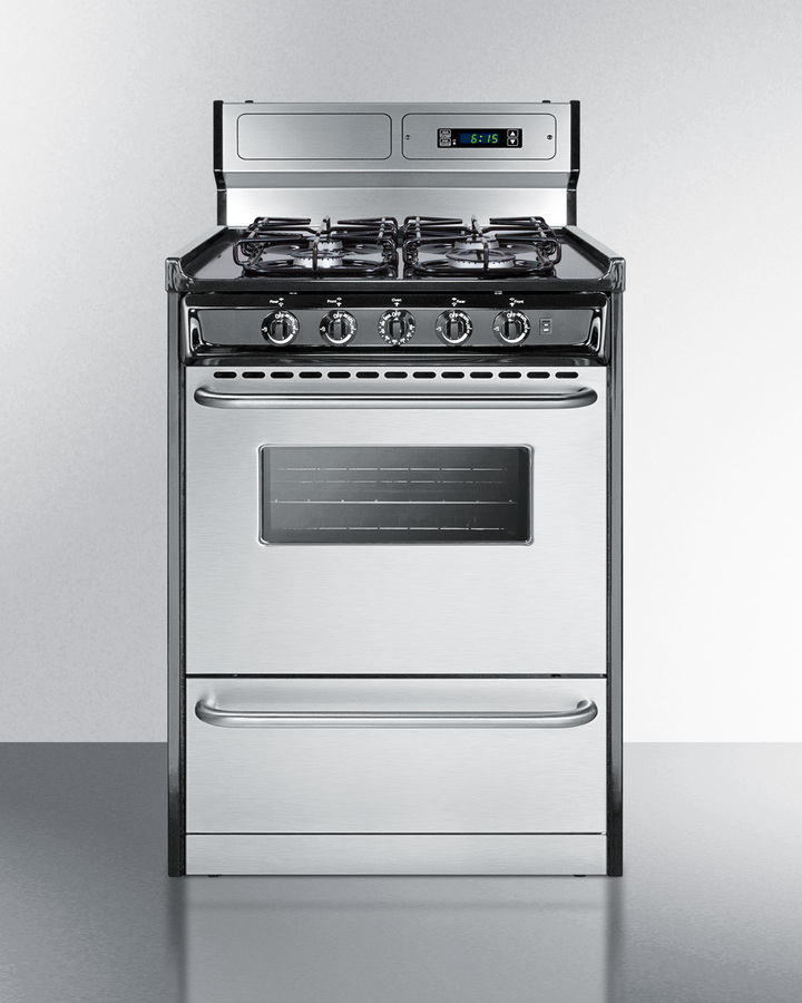 24" Wide Gas Range TTM63027BKSW