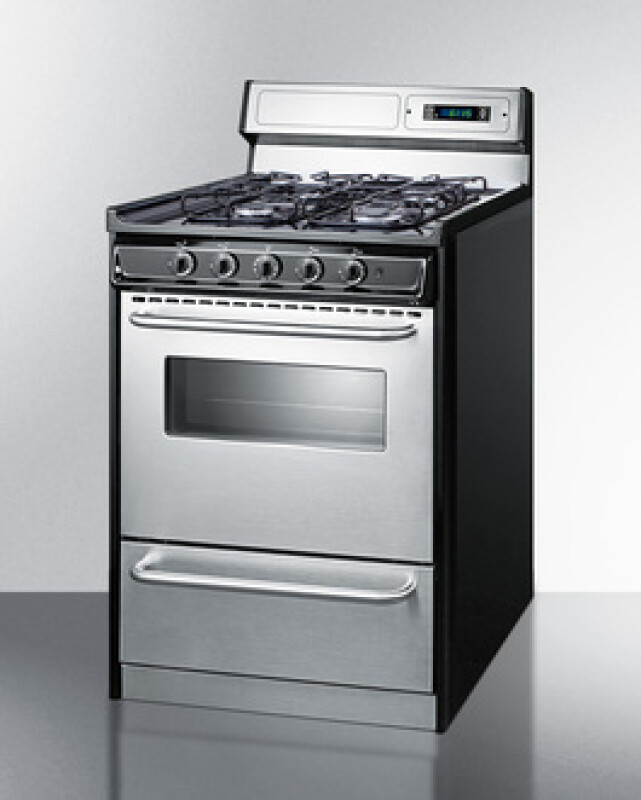 24" Wide Gas Range TTM63027BKSW