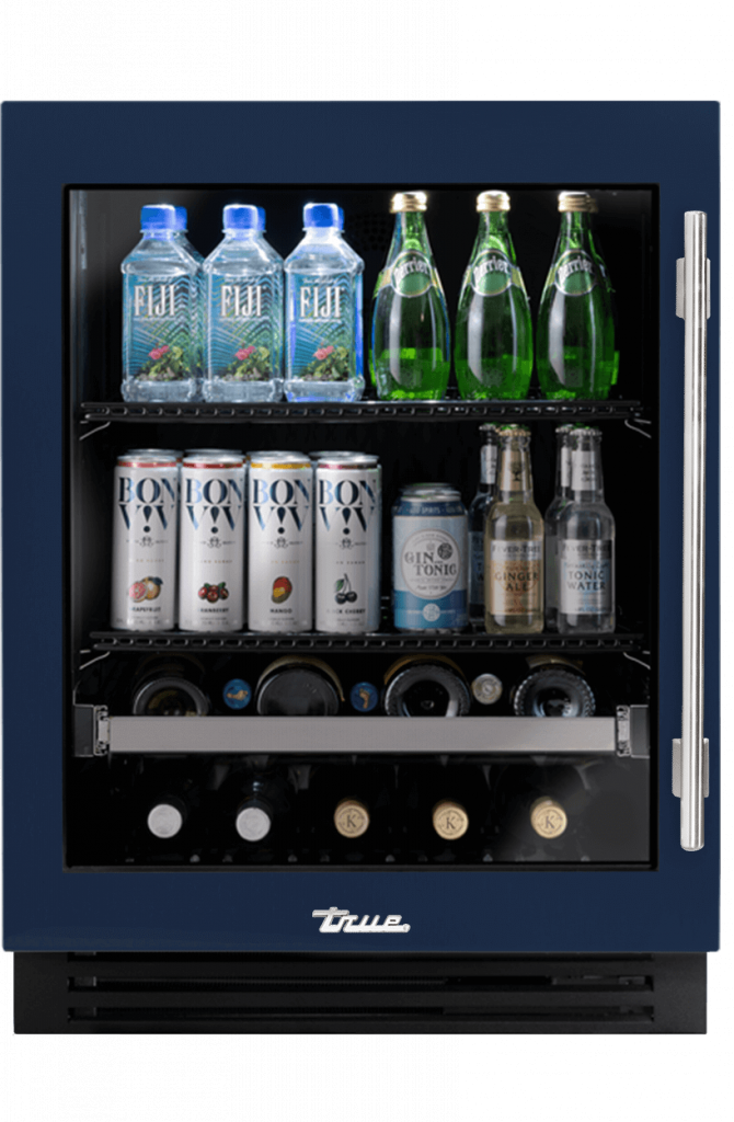 ADA Height Undercounter Beverage Center, Left Hinged, Cobalt TUBADA24LGA078H04