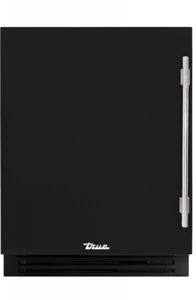 ADA Height Undercounter Beverage Center, Left Hinged, Matte Black TUBADA24LSA027H04