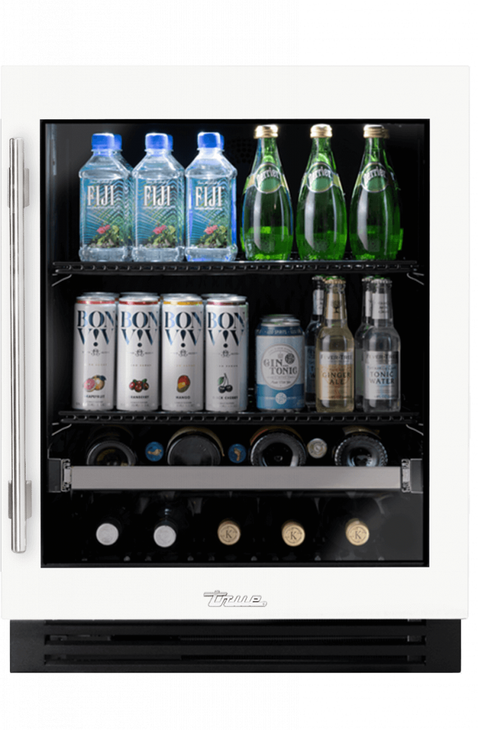 ADA Height Undercounter Beverage Center, Right Hinged, Matte White TUBADA24RGA030H04