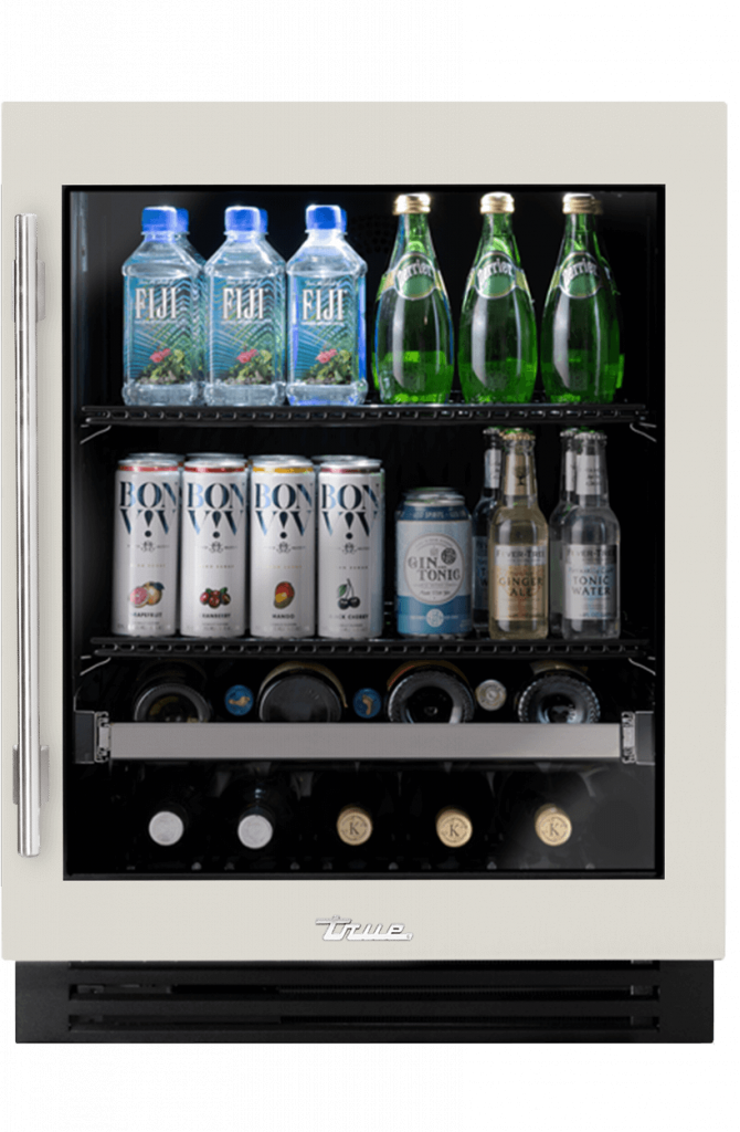 ADA Height Undercounter Beverage Center, Right Hinged, Antique White TUBADA24RGA050H04