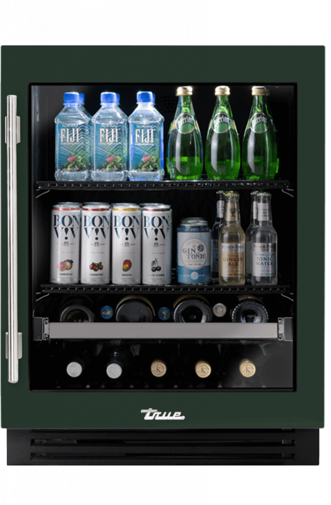 ADA Height Undercounter Beverage Center, Right Hinged, Emerald TUBADA24RGA086H04
