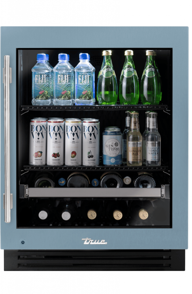 ADA Height Undercounter Beverage Center, Right Hinged, Bluestone TUBADA24RGA152H04