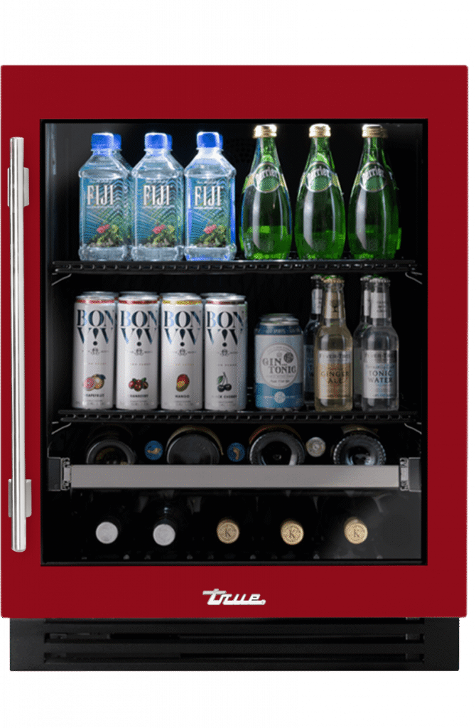 ADA Height Undercounter Beverage Center, Right Hinged, Crimson TUBADA24RGA193H04