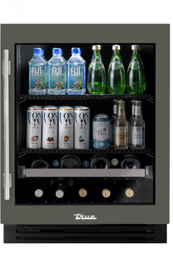 ADA Height Undercounter Beverage Center, Right Hinged, Olive TUBADA24RGA238H04