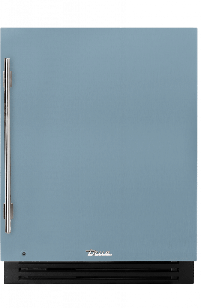 ADA Height Undercounter Beverage Center, Right Hinged, Bluestone, Chrome Hardware TUBADA24RSA152H02