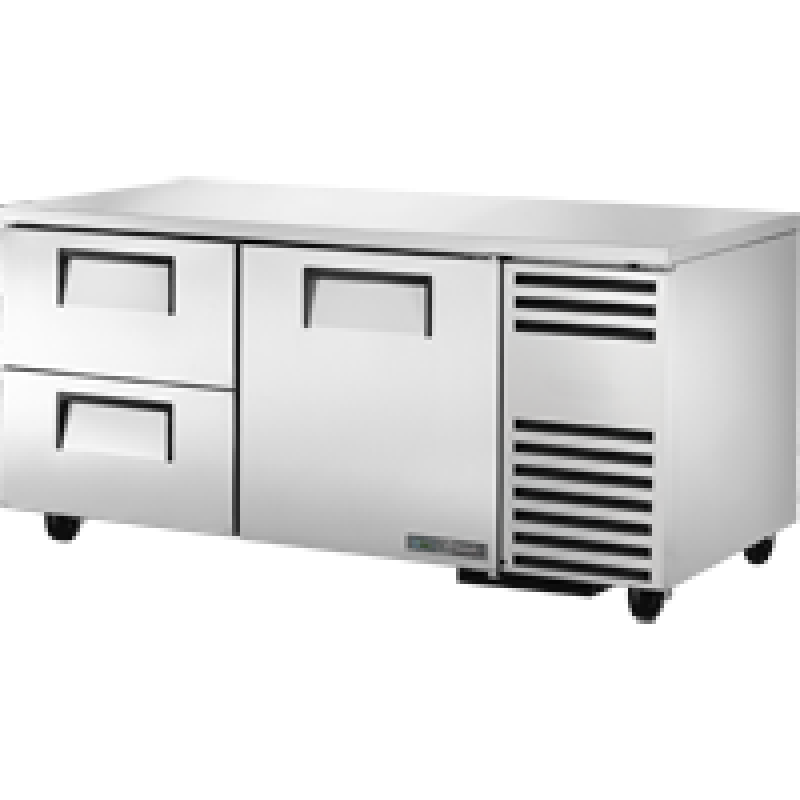 Drawered Refrigerator with Hydrocarbon Refrigerant TUC67D2HC
