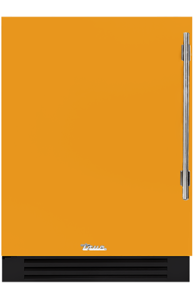 Undercounter Freezer, Left Hinged, Saffron, Chrome Hardware TUF24LOPCDSK103H02
