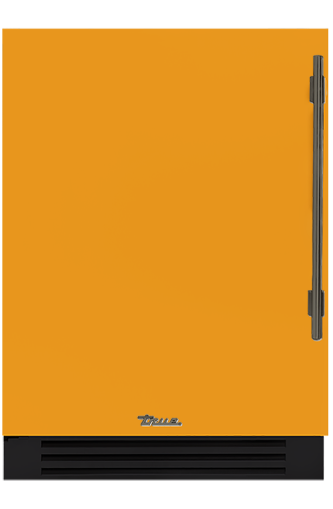 Undercounter Freezer, Left Hinged, Saffron, Pewter Hardware TUF24LOPCDSK103H05