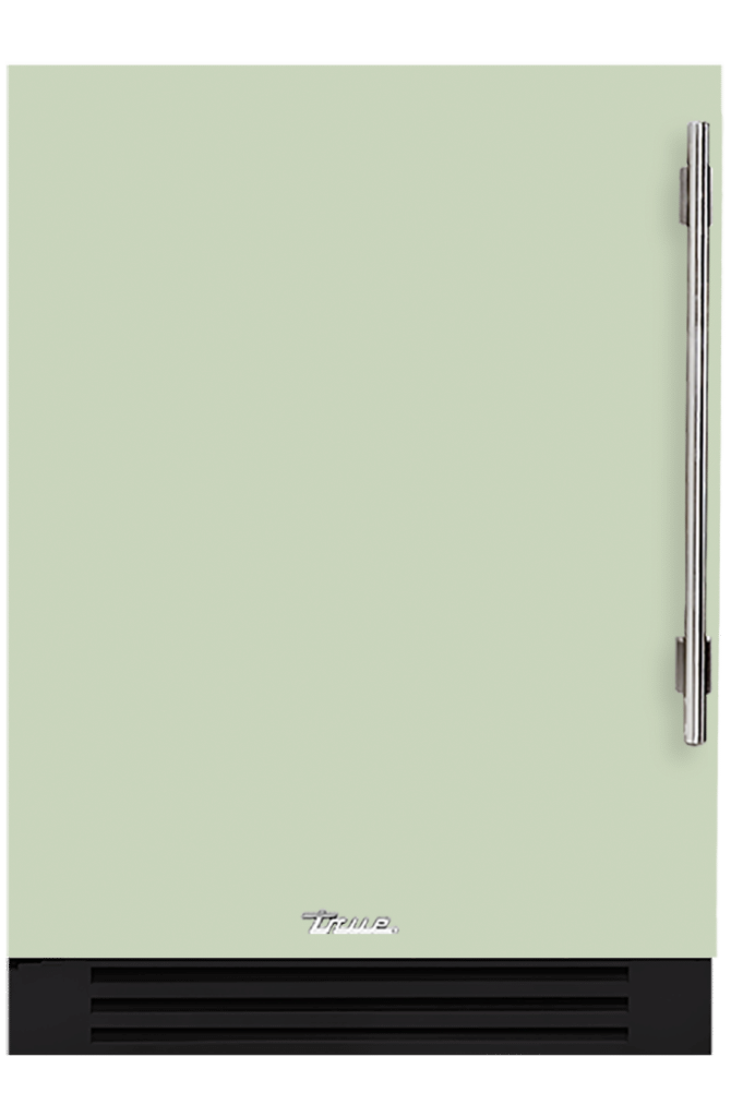 Undercounter Freezer, Left Hinged, Sage, Chrome Hardware TUF24LOPCDSK129H02