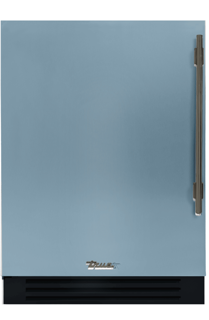 Undercounter Freezer, Left Hinged, Bluestone, Pewter Hardware TUF24LOPCDSK152H05