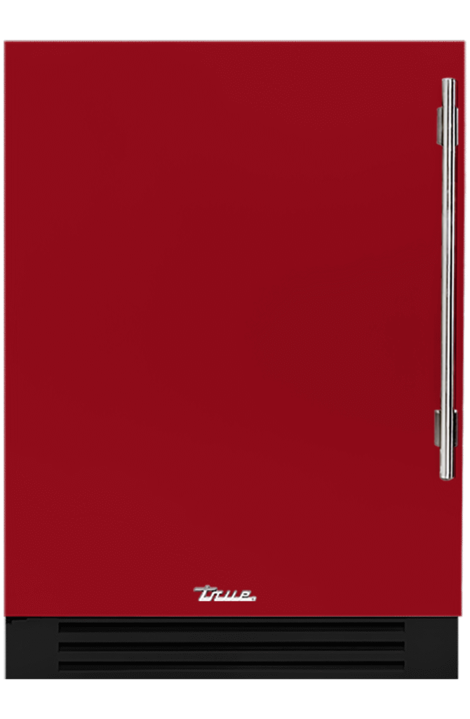 Undercounter Freezer, Left Hinged, Crimson, Chrome Hardware TUF24LOPCDSK193H02