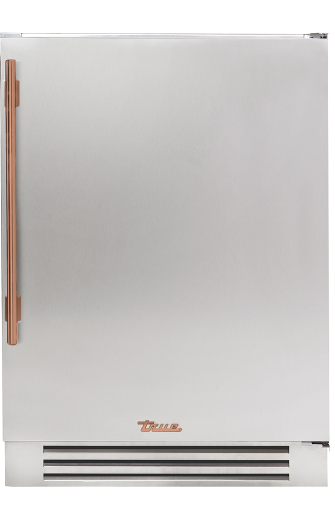 Undercounter Freezer, Right Hinged, Copper Hardware TUF24RSSCH03