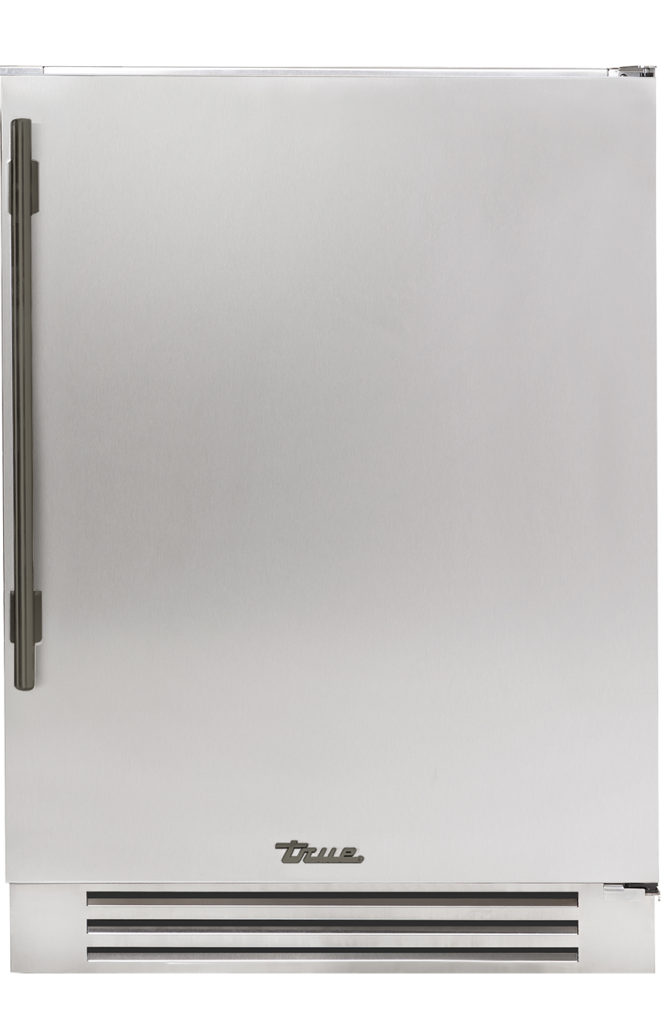 Undercounter Freezer, Right Hinged, Pewter Hardware TUF24RSSCH05