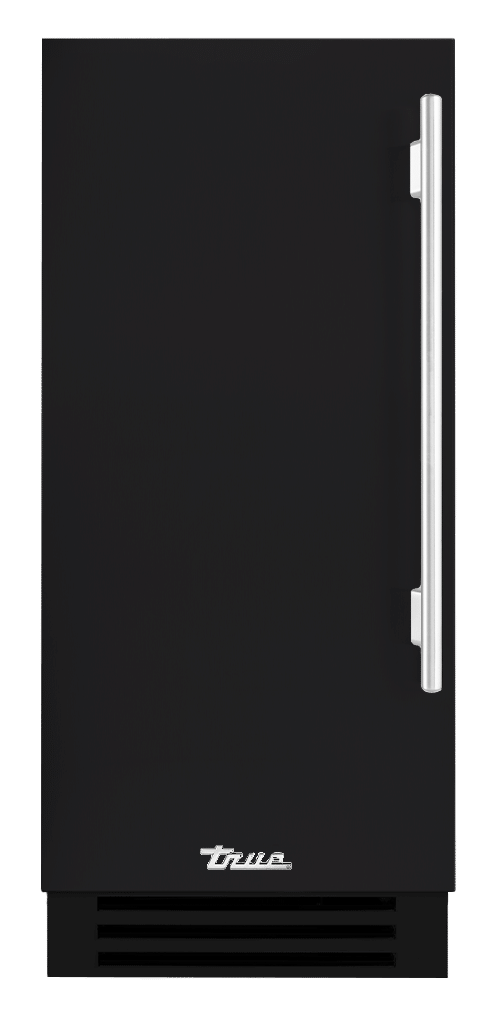 Clear Ice Machine, Left Hinged, Matte Black, Chrome Hardware TUI15LOPDDSK027H02