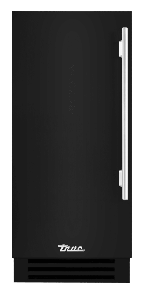 Clear Ice Machine, Left Hinged, Gloss Black, Chrome Hardware TUI15LOPDDSK044H02