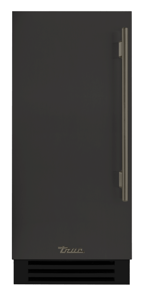 Clear Ice Machine, Left Hinged, Ultra Matte Black, Pewter Hardware TUI15LOPDDSK085H05