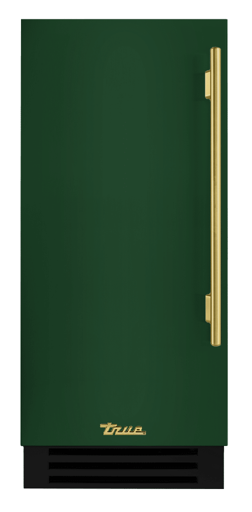 Clear Ice Machine, Left Hinged, Emerald, Brass Hardware TUI15LOPDDSK086H01