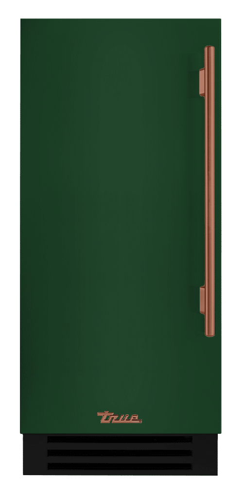 Clear Ice Machine, Left Hinged, Emerald, Copper Hardware TUI15LOPDDSK086H03