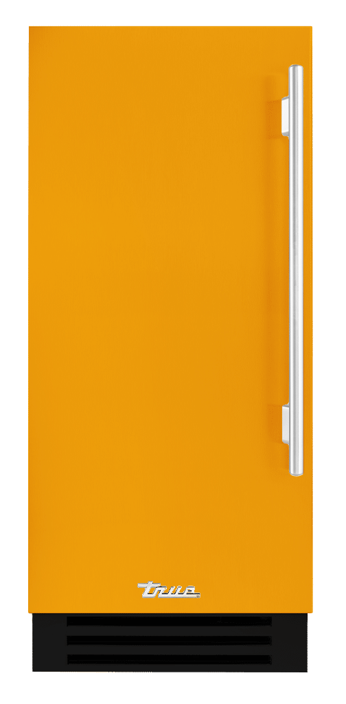 Clear Ice Machine, Left Hinged, Saffron, Chrome Hardware TUI15LOPDDSK103H02