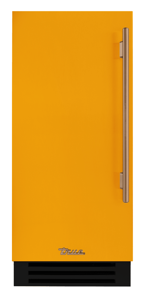 Clear Ice Machine, Left Hinged, Saffron, Gold Hardware TUI15LOPDDSK103H08