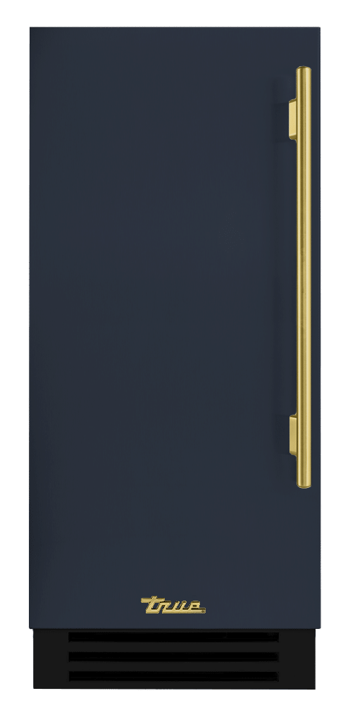 Clear Ice Machine, Left Hinged, Juniper, Brass Hardware TUI15LOPDDSK104H01