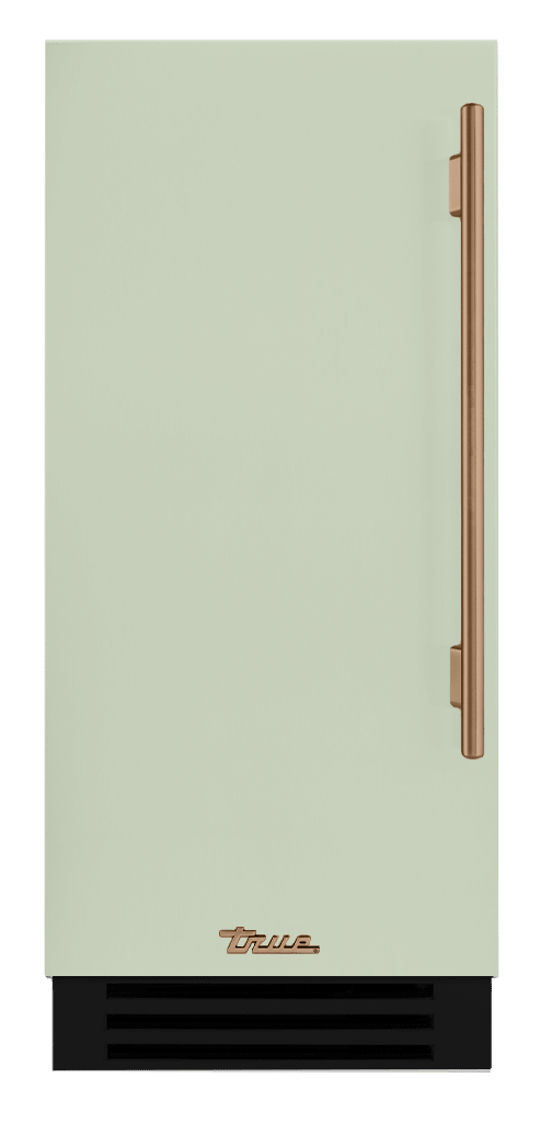 Clear Ice Machine, Left Hinged, Sage, Gold Hardware TUI15LOPDDSK129H08
