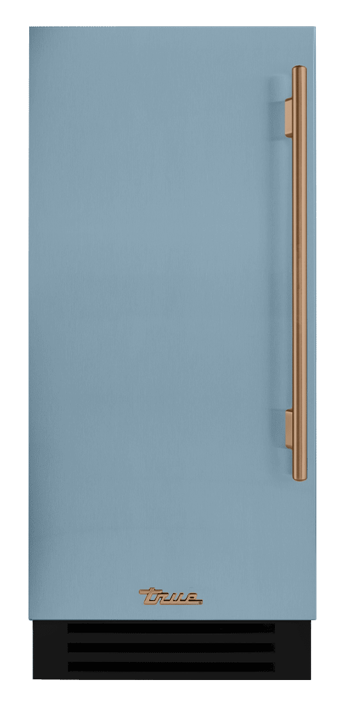 Clear Ice Machine, Left Hinged, Bluestone, Gold Hardware TUI15LOPDDSK152H08