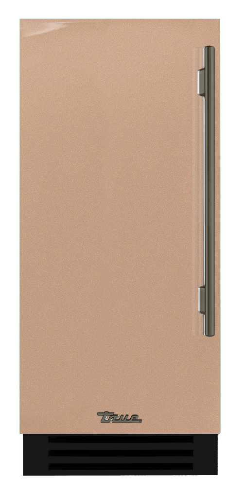 Clear Ice Machine, Left Hinged, Champagne, Pewter Hardware TUI15LOPDDSK179H05